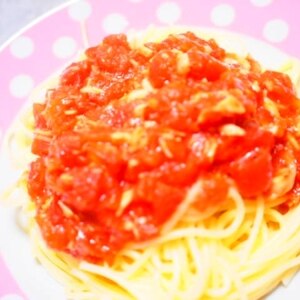 簡単！ツナとトマトのパスタ